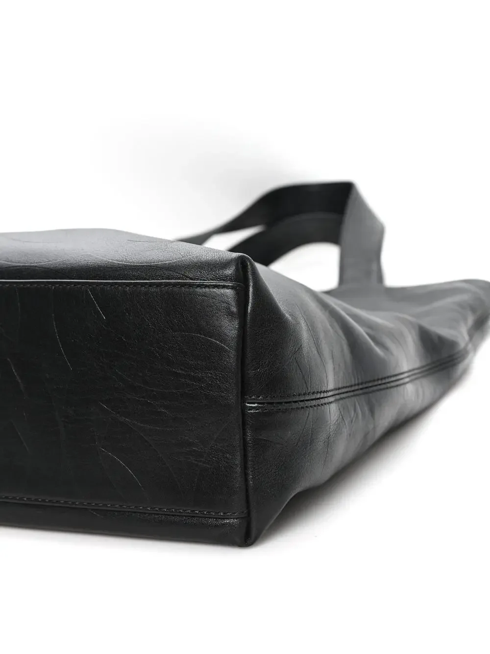 Chanel Lambskin Cc Embossed Tote Black #286453C11B